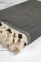 L'essentiel linge de maison Funda de Sofá 170x230 cm Blanco y Negro Algodón 100%