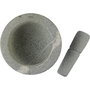 Gefu Mortero Crunchy Granite en Gris