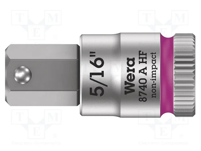 WERA Vaso Allen-bit Hex-Plus 5/16 de pulgada con encastre de 1/4 de pulgada WERA Vaso Allen-bit Hex-Plus 5/16 de pulgada con encastre de 1/4 de pulgada