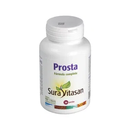 Sura Vitasan Prosta Complemento Alimenticio para la Próstata con Saw Palmetto, Pygeum, Ortiga, Zinc - 30 Perlas