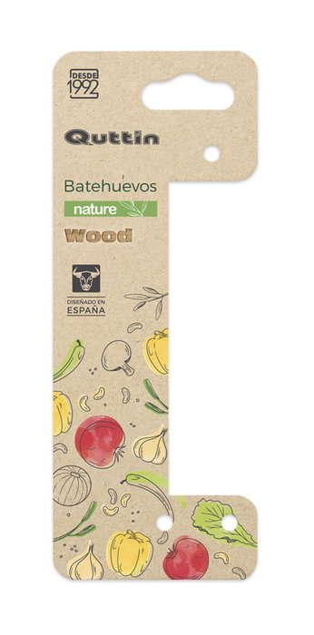 Quttin Batehuevos Nature Acero Inoxidable (18 Unidades) Quttin Batehuevos Nature Acero Inoxidable (18 Unidades)