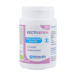 Nutergia Vecti-Seren 60 Cápsulas Complemento Alimenticio con Rodiola y Triptófano