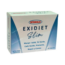 INTEGRALIA Exidiet Slim Suplemento Control de Peso y Metabolismo 60 Cápsulas Vegano