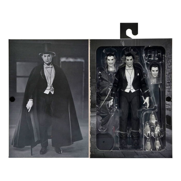 NECA Figura Dracula Carfax Abbey Universal Monsters Articulada 18cm con Accesorios