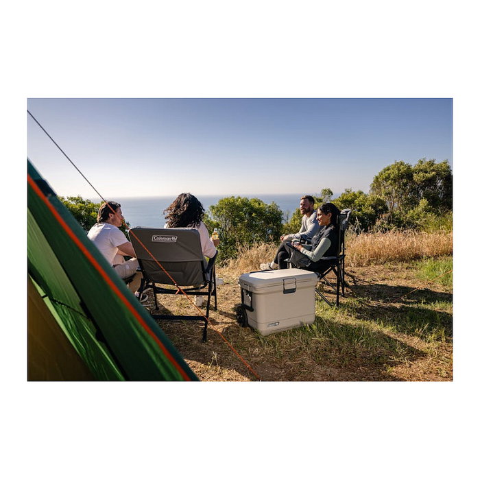 Coleman PRO 55QT Caja Térmica con Telescopio y Ruedas 52L Blanco