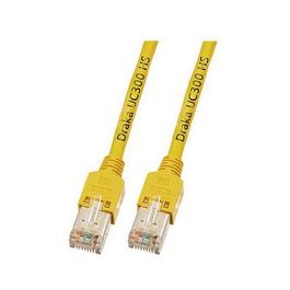 EFB Elektronik Patchkabel RJ45 Cat.5e SF/UTP Amarillo 5m