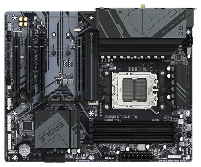 GIGABYTE B650 EAGLE AX Placa base AM5 DDR5 ATX Negro