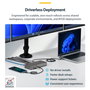 StarTech.com Docking Station USB-C para 3 Monitores 4K con PD 100W Gris