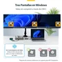 StarTech.com Docking Station USB-C para 3 Monitores 4K con PD 100W Gris