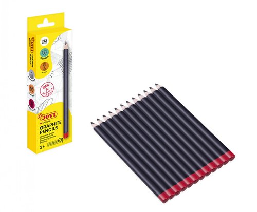 JOVI Lápiz de Grafito TRIGRAPH MAXI - B (Set de 12) JOVI Lápiz de Grafito TRIGRAPH MAXI - B (Set de 12)