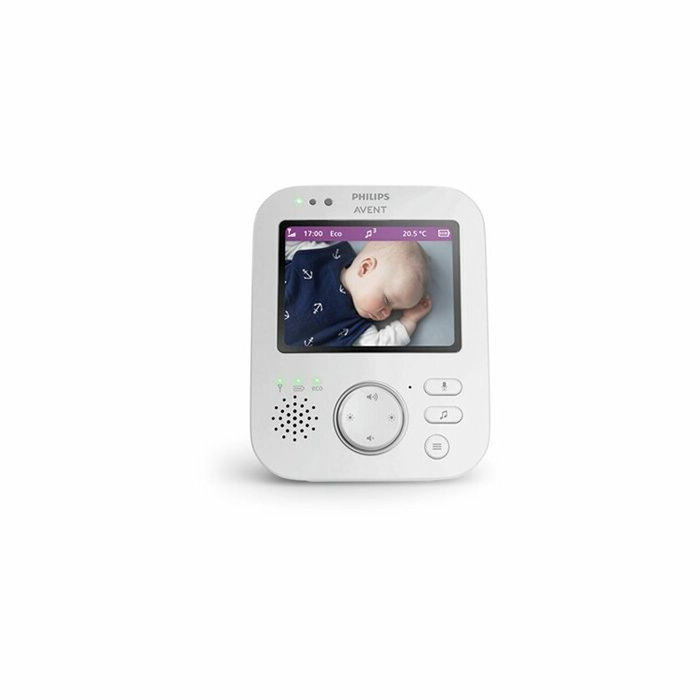 Philips Monitor de vídeo para bebés SCD892/26 con pantalla a color de 3,5 pulgadas