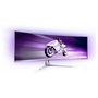 Philips Evnia 49M2C8900L Monitor Gaming QD-OLED 49 pulg 5120x1440 144Hz Blanco