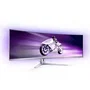 Philips Evnia 8000 49M2C8900L Monitor Gaming Ultrapanorámico Curvo 49" Dual QHD 0.03ms 144Hz QD-OLED HDR TrueBlack 400 DTS Sound Blanco