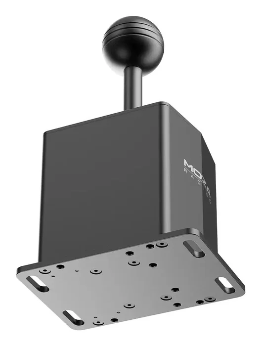 Moza Racing Complemento RS039 para Palanca de Cambios, Accesorio para Simulador de Carreras y Vuelo, Aluminio Negro, Dimensiones 100 x 143 x 241 mm