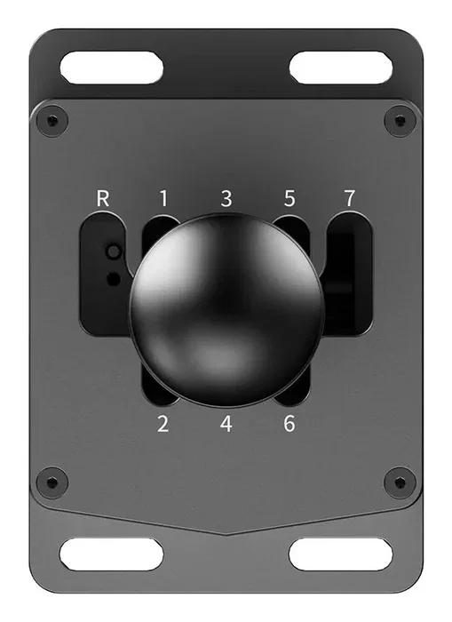 Moza Racing Complemento RS039 para Palanca de Cambios, Accesorio para Simulador de Carreras y Vuelo, Aluminio Negro, Dimensiones 100 x 143 x 241 mm