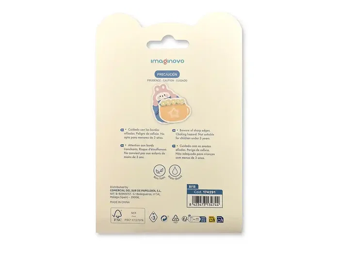 Imaginovo Bloc Notas Adhesivas con Pegatina Sorpresa para Niños, 80 Hojas con Diseño Fantasía, Tamaños Surtidos, Color Rojo Imaginovo Bloc Notas Adhesivas con Pegatina Sorpresa para Niños, 80 Hojas con Diseño Fantasía, Tamaños Surtidos, Color Rojo