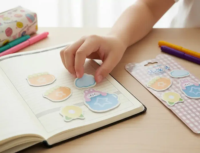 Imaginovo Bloc Notas Adhesivas con Pegatina Sorpresa para Niños, 80 Hojas con Diseño Fantasía, Tamaños Surtidos, Color Rojo Imaginovo Bloc Notas Adhesivas con Pegatina Sorpresa para Niños, 80 Hojas con Diseño Fantasía, Tamaños Surtidos, Color Rojo