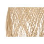 DKD Home Decor Lámpara de Techo de Ratán Natural Hecha a Mano 40x40x70 cm
