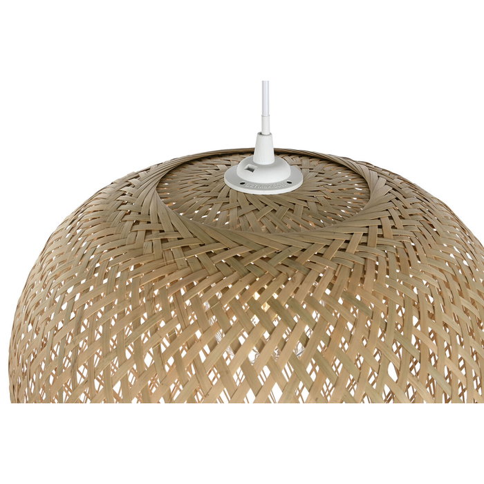 DKD Home Decor Lámpara de Techo de Ratán Natural Hecha a Mano 40x40x70 cm