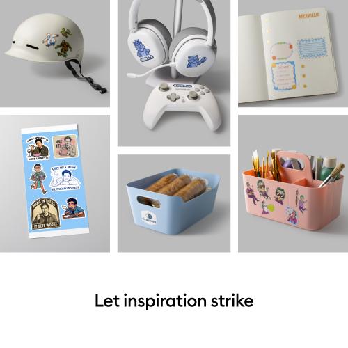 Cricut StickerPix Print + Cut Sampler con papel fotográfico y cartuchos de tinta