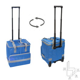 PAPILLON Nevera Bolsa Térmica 38 Litros Azul con Trolley