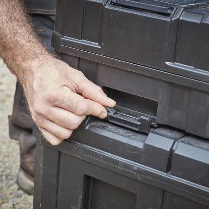 Stanley Baúl móvil FMST1-75753 de gran capacidad con asa telescópica