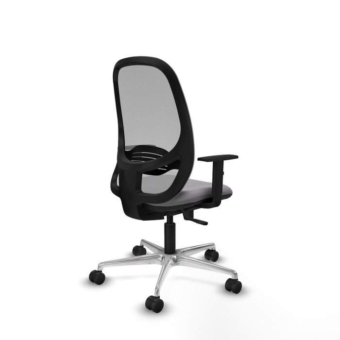PIQUERAS Y CRESPO Silla de oficina Cilanco Gris con mecanismo Sincro
