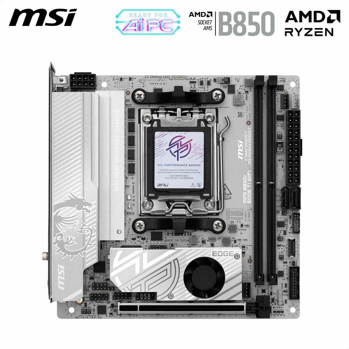MSI MPG B850I EDGE TI WIFI Mini ITX DDR5 AM5