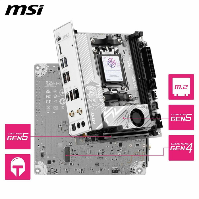 MSI MPG B850I EDGE TI WIFI Mini ITX DDR5 AM5