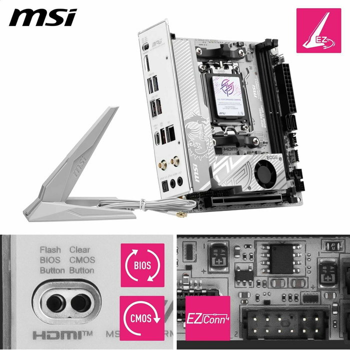 MSI MPG B850I EDGE TI WIFI Mini ITX DDR5 AM5