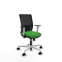PIQUERAS Y CRESPO Silla de oficina Yunquera con mecanismo Sincro/Traslack, Verde y Negro
