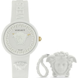 Reloj Mujer Versace MEDUSA POP 3H + VERSACE WHITE SILICON PURSE (Ø 39 mm)