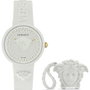 Reloj Mujer Versace MEDUSA POP 3H + VERSACE WHITE SILICON PURSE (Ø 39 mm)