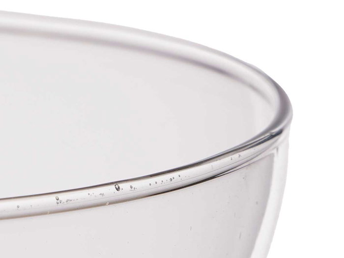 Giftdecor Jarrón Cristal Cuello Abierto Transparente 40 cm Alto x 14 cm Ancho x 14 cm Largo