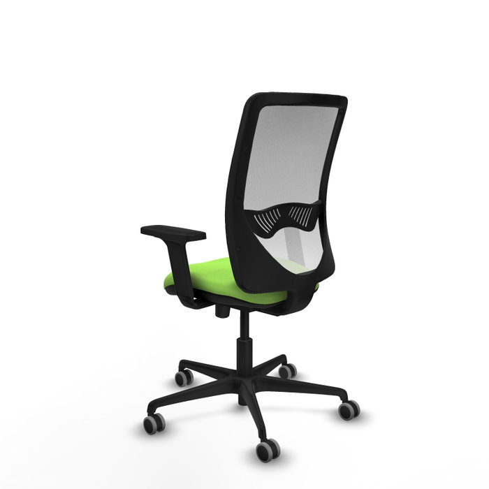 PIQUERAS Y CRESPO Silla de oficina Zulema Pistacho y Blanco