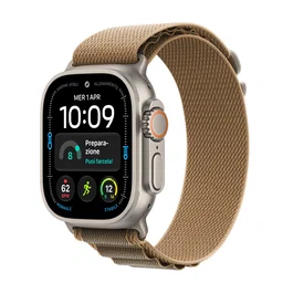Apple Watch Ultra 4 GPS + Cellular 49mm Titanio Natural con Loop Alpine Desierto Talla L