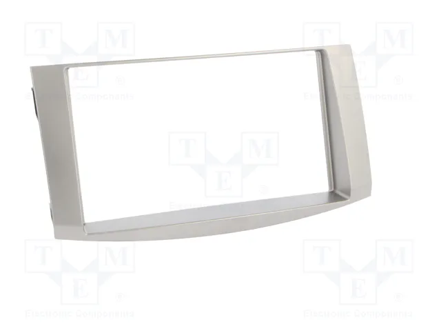 METRA Bastidor de montaje de radio 2 DIN para Toyota Avalon 2005-2010, plata
