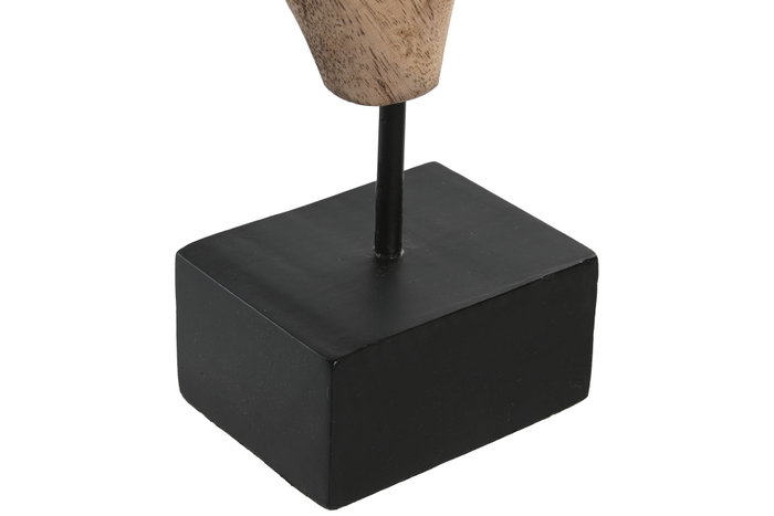 DKD Home Decor Decoración Mango Hierro Tronco Natural 26x8x56