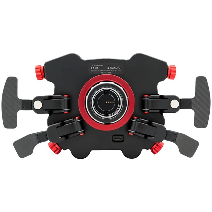 Simagic GT Pro HUB + Knobs S206 con paletas de cambio y embrague Simagic GT Pro HUB + Knobs S206 con paletas de cambio y embrague