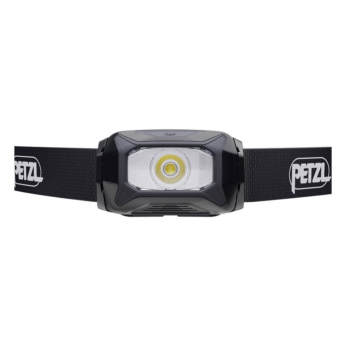 Petzl E060AB03 TIKKINA Linterna Frontal Compacta LED, 300 Lm, IPX4, 3 Niveles, Incluye 3 Pilas AAA, Color Rojo
