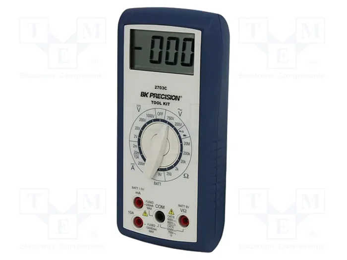 B&K PRECISION BK2703C Multímetro Digital con LCD B&K PRECISION BK2703C Multímetro Digital con LCD