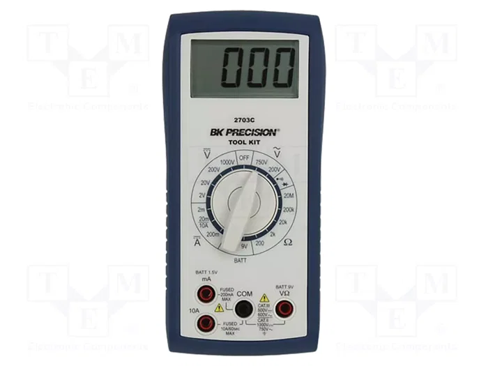 B&K PRECISION BK2703C Multímetro Digital con LCD B&K PRECISION BK2703C Multímetro Digital con LCD