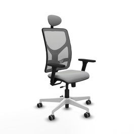 PIQUERAS Y CRESPO Silla de oficina Motilla con mecanismo Sincro/Traslack Gris