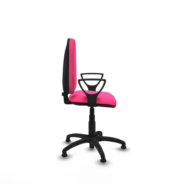 PIQUERAS Y CRESPO Silla de oficina Aýna Rosa con Brazos Fijos