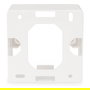 Digitus Caja de montaje en superficie para tomas de corriente Keystone, 80 x 80 mm, Blanco