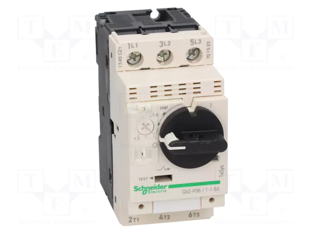 SCHNEIDER ELECTRIC GV2P06 Interruptor motorizado 0,37/0,55kW 230-690VAC
