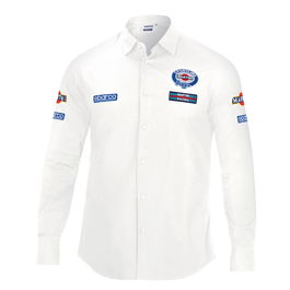 Camisa Sparco S01277MRBI1S Blanco S