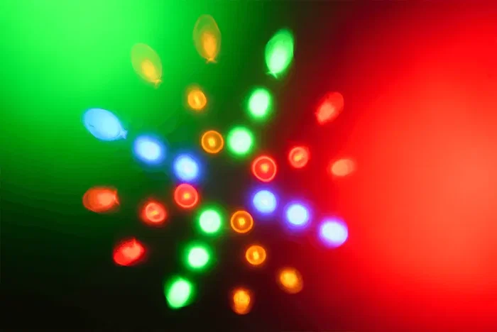 ALGAMLIGHT Proyector LED Híbrido Multiefecto 4 en 1 con Láser, DMX y Programación Autónoma