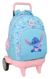 Safta Mochila con Ruedas Stitch Waves Disney Compact Evolution Extraíble