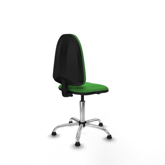 PIQUERAS Y CRESPO Silla de oficina Aýna Verde con Base Cromada